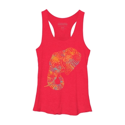 Women's Design By Humans Elephant (Majestic) By Kase Racerback Tank Top 6 Women's Design By Humans Elephant (Majestic) By Kase Racerback Tank Top - Image 6