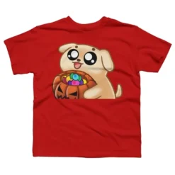 Boy's Design By Humans Halloween Candy Pup By Puppers T-Shirt -Design By Humans GUEST 74eba7be 1bcb 4cbe 991f b1929a68479a