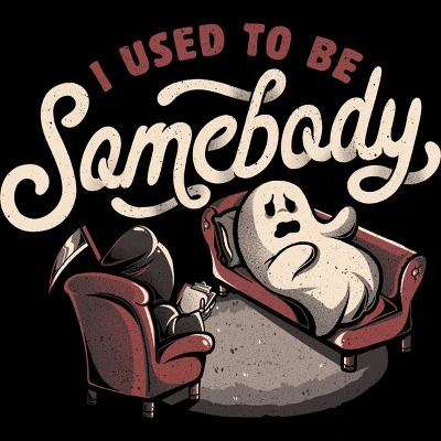 Boy's Design By Humans I Used To Be Somebody - Funny Halloween Spooky Ghost Gift By EduEly T-Shirt 1 Boy's Design By Humans I Used To Be Somebody - Funny Halloween Spooky Ghost Gift By EduEly T-Shirt