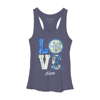 Women's Design By Humans Love Mom Passover Decorations By Dtam2022 Racerback Tank Top 3 Women's Design By Humans Love Mom Passover Decorations By Dtam2022 Racerback Tank Top - Image 3
