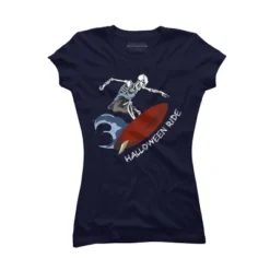 Junior's Design By Humans Halloween Surfing Zombie Skeleton Funny Costume T Shirt By Graceandfinn T-Shirt 9 Junior's Design By Humans Halloween Surfing Zombie Skeleton Funny Costume T Shirt By Graceandfinn T-Shirt -Design By Humans GUEST 76458155 fedb 4c48 ae1b 5cbe4ade237b