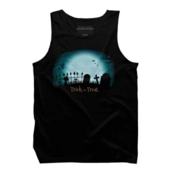 Men's Design By Humans Trick Or Treat By Darkstroke Tank Top -Design By Humans GUEST 766ec386 71de 49d1 b2ce 3c8e1966fe1b