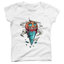 Girl's Design By Humans Halloween By Anggatantama T-Shirt -Design By Humans GUEST 79f6c7f8 a578 40c4 9ce7 ad2296b5a15d