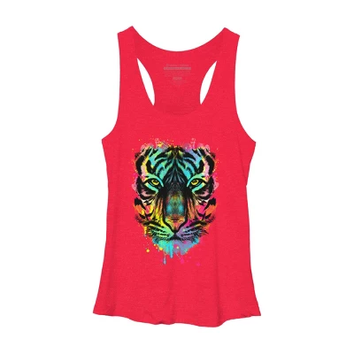 Women's Design By Humans Hunting For Colors By Clingcling Racerback Tank Top 6 Women's Design By Humans Hunting For Colors By Clingcling Racerback Tank Top - Image 6