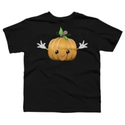 Boy's Design By Humans Halloween Pumpkin Monster 6 By LironPeer T-Shirt -Design By Humans GUEST 7b5f4f14 7939 4fd6 be8a ede962309133