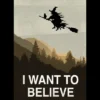 Junior's Design By Humans Halloween: I Want To Believe By RedCowTees T-Shirt