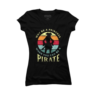 Junior's Design By Humans Funny Pirate Freebooter Buccaneer By MINHMINH T-Shirt 3 Junior's Design By Humans Funny Pirate Freebooter Buccaneer By MINHMINH T-Shirt - Image 3