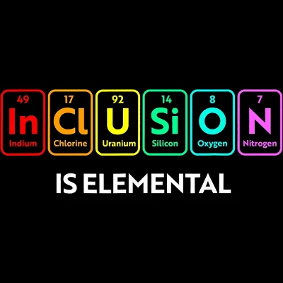 Design By Humans Inclusion Is Elemental Flag Rainbow Periodic Table By CyanidieTank Top 1 Design By Humans Inclusion Is Elemental Flag Rainbow Periodic Table By CyanidieTank Top
