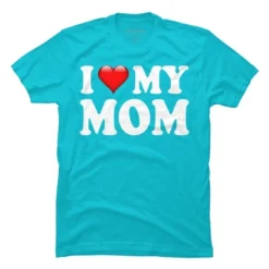 Men's Design By Humans I Love My Mom Bold Text By ArmyTee T-Shirt -Design By Humans GUEST 7d3dd8df 0e2a 4599 8fa2 6fe055baf63b