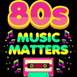 Junior's Design By Humans 80's Music Matters By Zanpacto T-Shirt