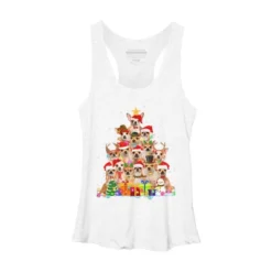 Women's Design By Humans Christmas Pajama Chihuahua Tree By MINHMINH Racerback Tank Top -Design By Humans GUEST 81a62c5e e088 4a14 87e7 1062f410b9d7