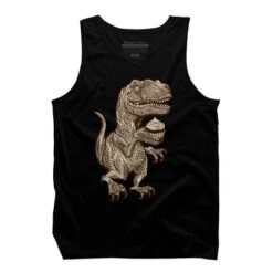 Men's Design By Humans Velociraptors Love Cupcakes! By DBHOriginals Tank Top -Design By Humans GUEST 82464c38 85b7 4523 92ee 527800f38534