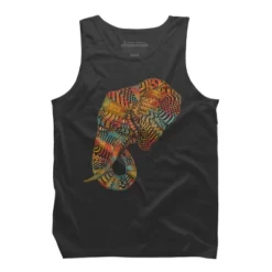 Men's Design By Humans Elephant (Majestic) By Kase Tank Top -Design By Humans GUEST 829a02bb 6af1 469e 971b c69b800aa3c1