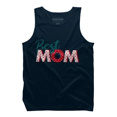 Men's Design By Humans Best Mom Heart Pattern By Semir Tank Top 5 Men's Design By Humans Best Mom Heart Pattern By Semir Tank Top - Image 5