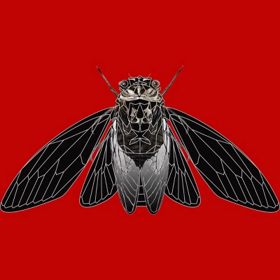 Men's Design By Humans Monochrome Cicada By Realkey Tank Top 1 Men's Design By Humans Monochrome Cicada By Realkey Tank Top