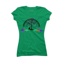 Junior's Design By Humans Melting Colors Parasite By Tobiasfonseca T-Shirt -Design By Humans GUEST 861673f3 dffe 4871 be4c 56895f290d42