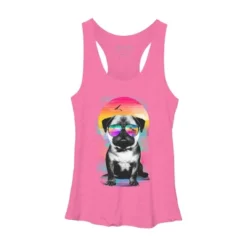 Women's Design By Humans Summer Pug By Clingcling Racerback Tank Top 9 Women's Design By Humans Summer Pug By Clingcling Racerback Tank Top -Design By Humans GUEST 8625d478 d21d 49ca ab75 5ae7f26853f7