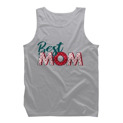 Men's Design By Humans Best Mom Heart Pattern By Semir Tank Top 7 Men's Design By Humans Best Mom Heart Pattern By Semir Tank Top - Image 7
