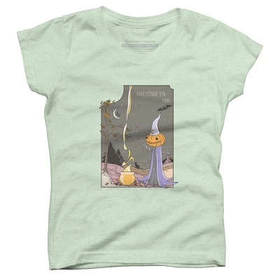 Girl's Design By Humans Halloween Magic Brewery By Runcatrun T-Shirt 4 Girl's Design By Humans Halloween Magic Brewery By Runcatrun T-Shirt - Image 4