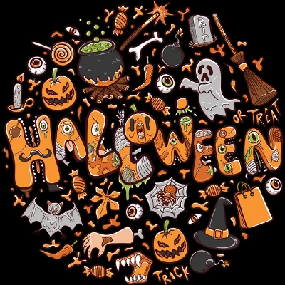 Men's Design By Humans Happy Halloween Greeting Holiday Illustration By Ghinan Tank Top 1 Men's Design By Humans Happy Halloween Greeting Holiday Illustration By Ghinan Tank Top