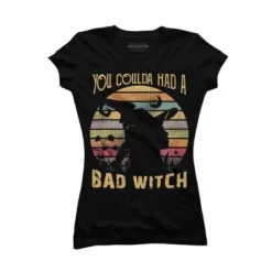 Junior's Design By Humans Halloween Funny You Coulda Had Bad Witch By Ering T-Shirt -Design By Humans GUEST 89e9fc2d 8893 4818 8b35 961d2b6d0188