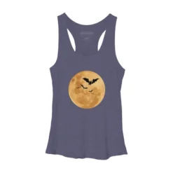 Women's Design By Humans Halloween - Moon By MonkeyStore Racerback Tank Top -Design By Humans GUEST 8baa3f93 2830 41ab 8b8a 098895ea8869