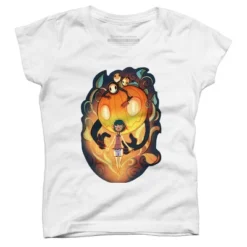 Girl's Design By Humans Halloween Spirit By AshenWorks T-Shirt 7 Girl's Design By Humans Halloween Spirit By AshenWorks T-Shirt -Design By Humans GUEST 8babfaa6 5a9e 453b a369 5c4f424ce461