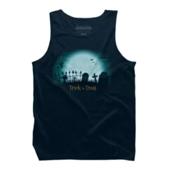 Men's Design By Humans Trick Or Treat By Darkstroke Tank Top -Design By Humans GUEST 8c1c0d56 904d 4259 ad57 c32ec626e7ef