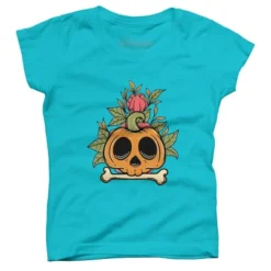 Girl's Design By Humans Halloween With Rose Illustration By Rukurustudio T-Shirt 6 Girl's Design By Humans Halloween With Rose Illustration By Rukurustudio T-Shirt -Design By Humans GUEST 8c7965ed 0d73 4a75 9ad0 ddc8b5b09a35