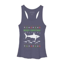 Women's Design By Humans Shark Christmas By Sophialada Racerback Tank Top 7 Women's Design By Humans Shark Christmas By Sophialada Racerback Tank Top -Design By Humans GUEST 8d1a9bd1 3cfa 4c8a b098 5dfaeb58c8f6