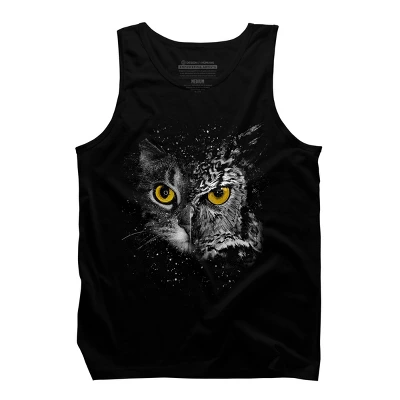 Men's Design By Humans Disguise Two Face By Clingcling Tank Top 4 Men's Design By Humans Disguise Two Face By Clingcling Tank Top - Image 4