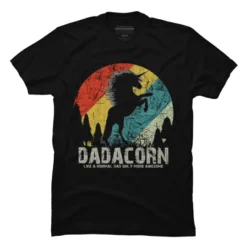Men's Design By Humans Dadacorn Like A Normal Dad, More Awesome By Shirtpublic T-Shirt -Design By Humans GUEST 8dee1b25 cbcd 48eb 8918 a2d5240e68b4