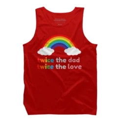 Design By Humans Rainbow Twice The Dad & Love By Tank Top 11 Design By Humans Rainbow Twice The Dad & Love By Tank Top -Design By Humans GUEST 9097dfeb fbc0 433c a776 b9da895c956a