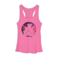 Women's Design By Humans Halloween Home By Durungkapok Racerback Tank Top -Design By Humans GUEST 91f8fe8f 3bae 44bf a77d c702546bd05c