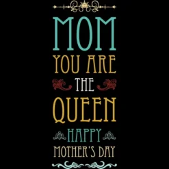 Men's Design By Humans Mother's Day Mom Queen By Tmsarts Tank Top