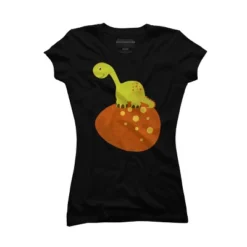 Junior's Design By Humans Happy Cute Dino By Parjono T-Shirt 12 Junior's Design By Humans Happy Cute Dino By Parjono T-Shirt -Design By Humans GUEST 93c48533 3843 48b9 96d0 d40bdd25242d