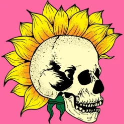 Women's Design By Humans Punks Not Dead By Vampdearie Racerback Tank Top