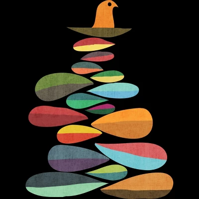 Women's Design By Humans Wild Bird Nest By Radiomode Racerback Tank Top 1 Women's Design By Humans Wild Bird Nest By Radiomode Racerback Tank Top