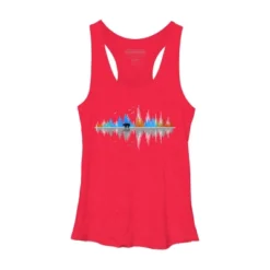 Women's Design By Humans Sounds Of Nature Color Tree Notes By NomAdartStudio Racerback Tank Top -Design By Humans GUEST 956cbf8b 42ff 4fa9 aef1 f5536638f727