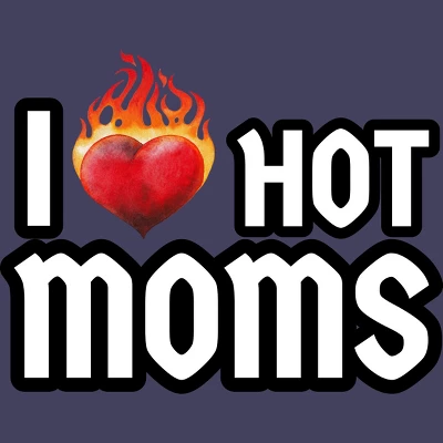 Women's Design By Humans I Love Hot Moms Heart By Metavera Racerback Tank Top 1 Women's Design By Humans I Love Hot Moms Heart By Metavera Racerback Tank Top
