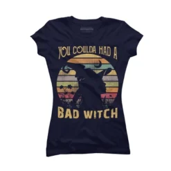 Junior's Design By Humans Halloween Funny You Coulda Had Bad Witch By Ering T-Shirt -Design By Humans GUEST 968a7a56 d2df 4271 a17f 4d6008d663c7