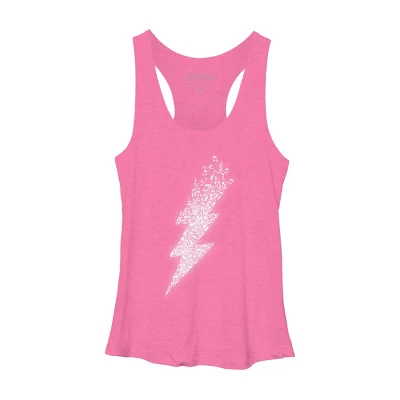 Women's Design By Humans Electro Music By Radiomode Racerback Tank Top 8 Women's Design By Humans Electro Music By Radiomode Racerback Tank Top - Image 8