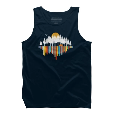 Men's Design By Humans Retro Nature's Valley By NomAdartStudio Tank Top 5 Men's Design By Humans Retro Nature's Valley By NomAdartStudio Tank Top - Image 5