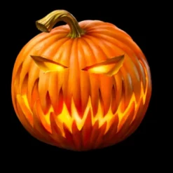 Junior's Design By Humans Jack O'Lantern By Ldarro T-Shirt