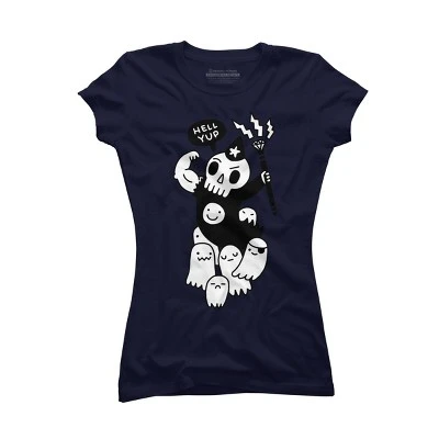 Junior's Design By Humans Super Duper Necromancer By Obinsun T-Shirt 5 Junior's Design By Humans Super Duper Necromancer By Obinsun T-Shirt - Image 5