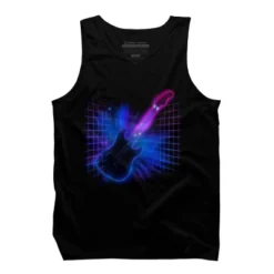 Men's Design By Humans Retro Rock By NeonDreamDesigns Tank Top -Design By Humans GUEST 98d30e2d db18 489e 8fb8 ab72ca7c95c3