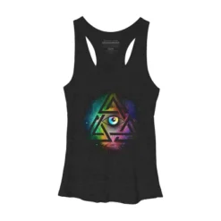 Women's Design By Humans Eye Of Horus By Clingcling Racerback Tank Top -Design By Humans GUEST 992fc85c 8376 46f6 bd5a df16292afa55