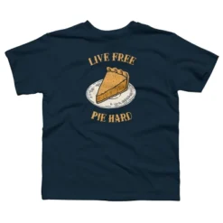 Boy's Design By Humans Live Free Pumpkin Pie Hard By Dumbshirts T-Shirt 7 Boy's Design By Humans Live Free Pumpkin Pie Hard By Dumbshirts T-Shirt -Design By Humans GUEST 99dbb254 6502 4731 8bf0 0ca81b6de237
