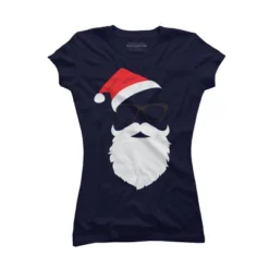 Junior's Design By Humans Hipster Santa Face With Hat Beard & Glasses Christmas By TronicTees T-Shirt 7 Junior's Design By Humans Hipster Santa Face With Hat Beard & Glasses Christmas By TronicTees T-Shirt -Design By Humans GUEST 9aa66f22 432b 491a 8040 9131fee4c31c