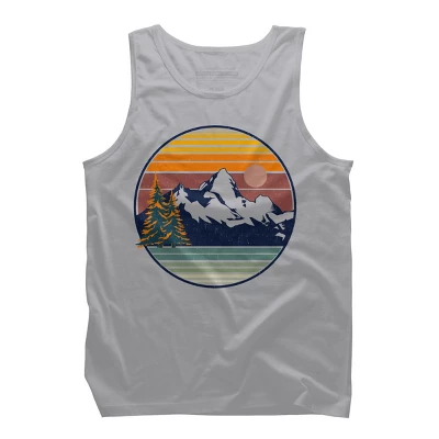 Men's Design By Humans Mountain View By Pilipsjanuarius Tank Top 5 Men's Design By Humans Mountain View By Pilipsjanuarius Tank Top - Image 5